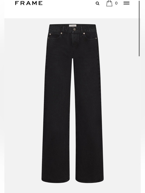 Frame Denim Denim - FRAME The Gray Low Rise Denim Shade Astral Size 26, inseam 31”